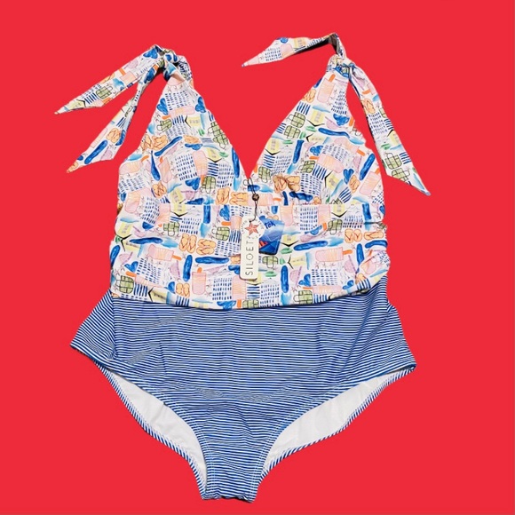 SILOETT One Piece Swimsuit SportUV UPF 30+ Size 26 - Picture 3 of 12